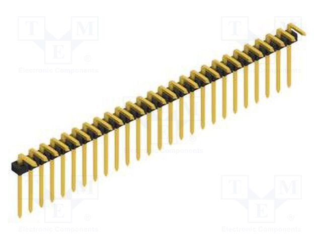 Connector: pin strips; pin header; male; PIN: 26; 2mm; THT; 1x26