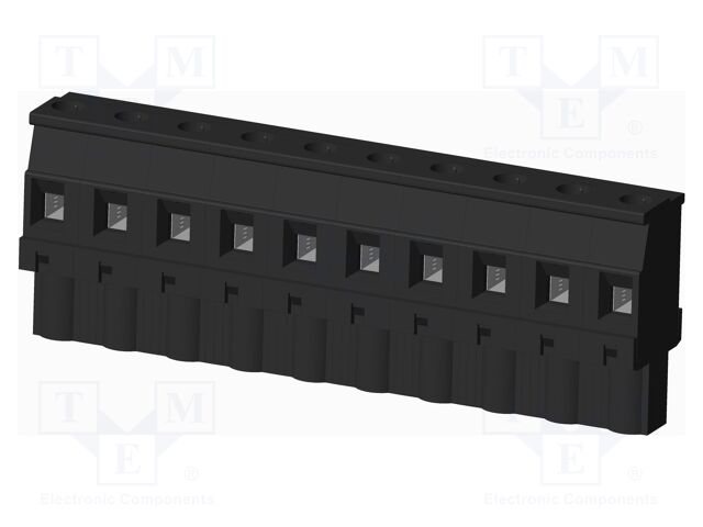 Connector: pluggable terminal block; plug; female; angled 90°