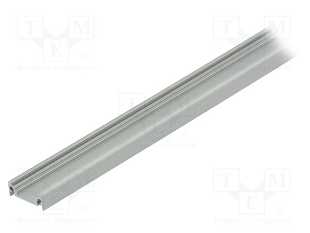 Profiles for LED modules; surface; natural; L: 1m; aluminium