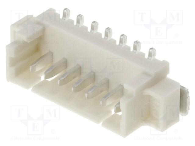 Socket; wire-board; male; PicoBlade; 1.25mm; PIN: 7; SMT; 1A; tinned