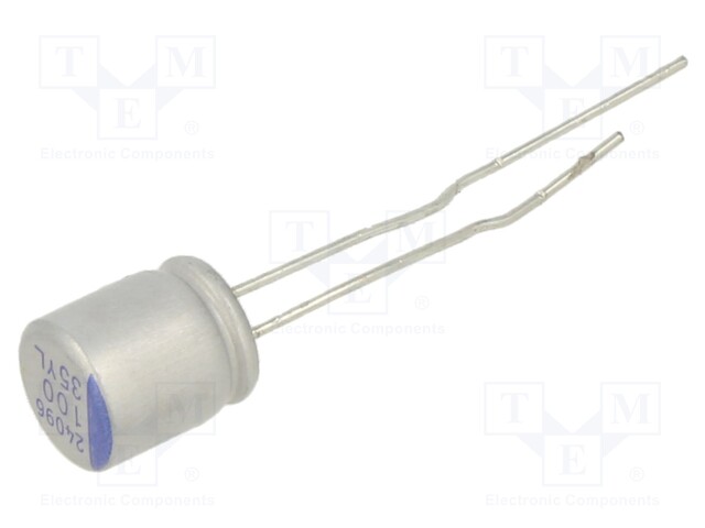 Capacitor: hybrid; THT; -55÷125°C; Body dim: Ø6.3x7.5mm; 100uF