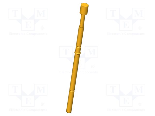 Test needle; Operational spring compression: 4mm; 5A; Ø: 2.5mm