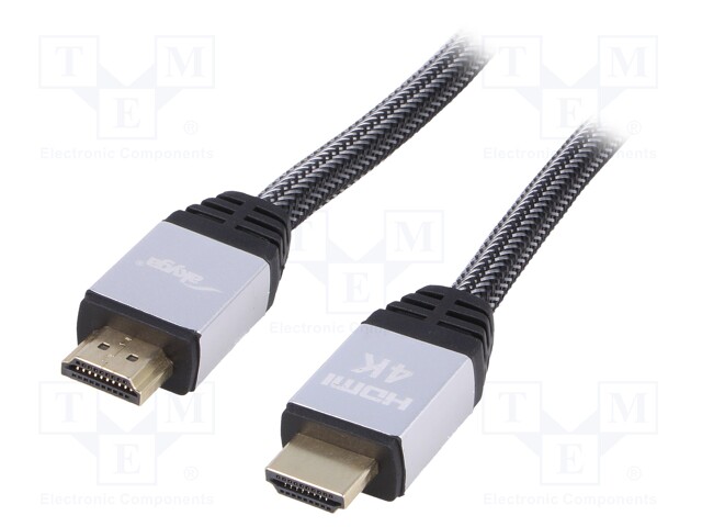 Cable; HDMI 2.0; HDMI plug,both sides; 10m; black