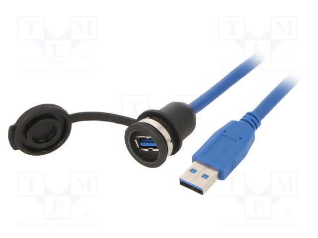 Adapter cable; USB A socket,USB A plug; 1310; USB 3.0; IP65; 0.5m