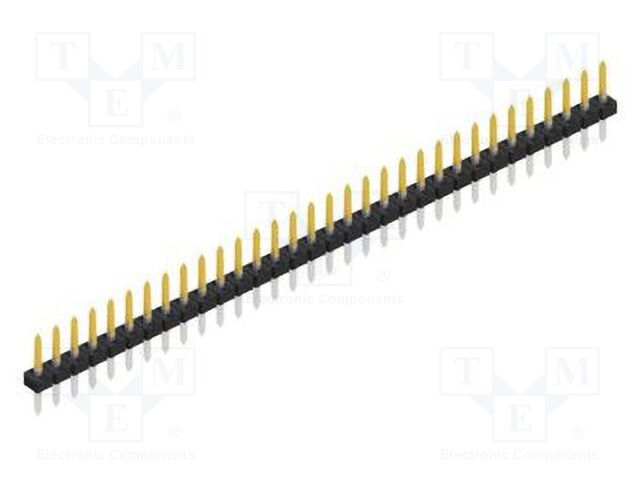Connector: pin strips; pin header; male; PIN: 32; 2mm; THT; 1x32