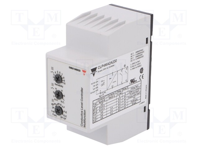 Module: level monitoring relay; conductive fluid level; 230VAC