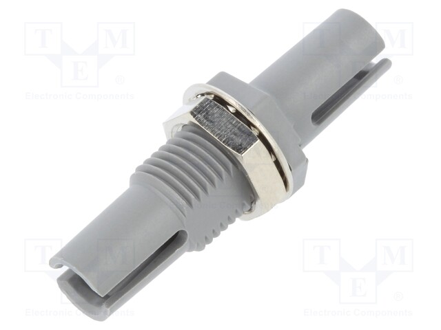 Connector: fiber optic; adapter; HFBR