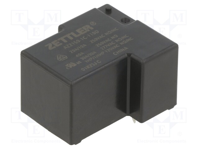 Relay: electromagnetic; SPDT; Ucoil: 110VDC; 40A; Series: AZ2150