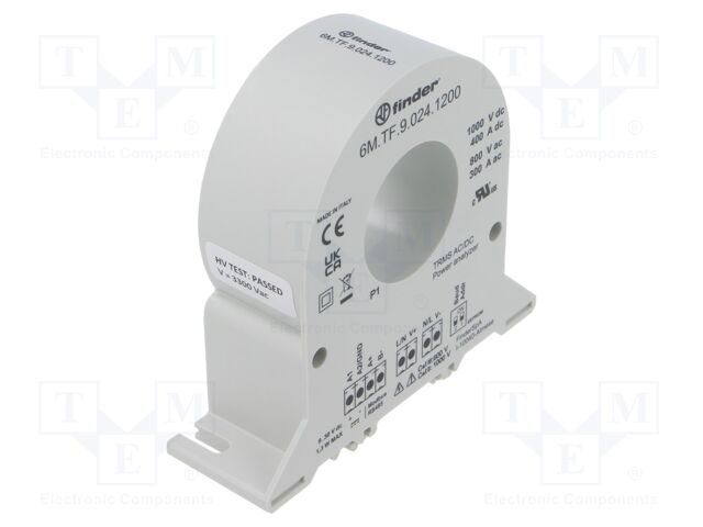 Current monitoring relay; AC/DC current; 9÷30VDC; 6M; IP20