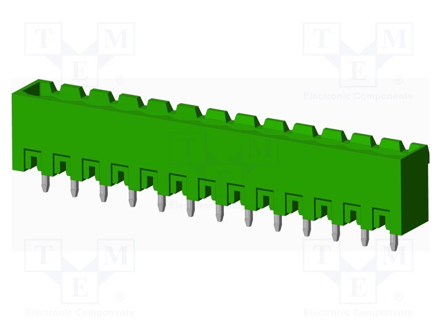 Connector: pluggable terminal block; socket; male; straight; THT