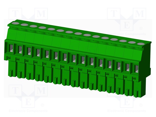 Connector: pluggable terminal block; plug; female; angled 90°