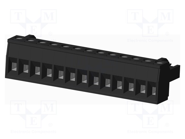 Connector: pluggable terminal block; plug; female; straight; 5mm