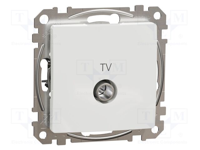 TV socket intermediate; IP20; plaster embedded,in mounting box