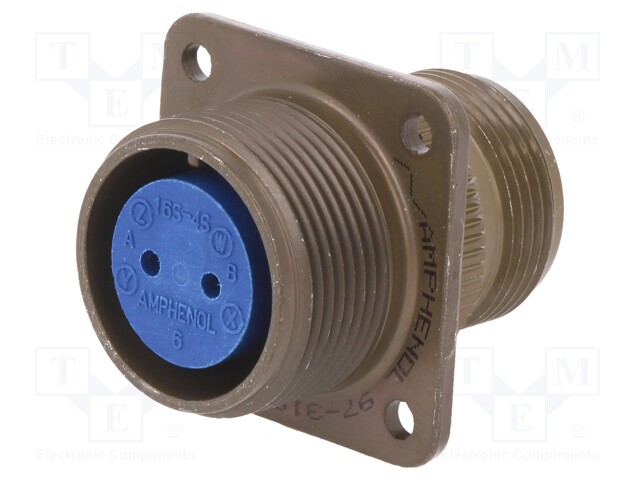 Connector: circular; Series: 97; socket,plug; female; PIN: 2; 13A