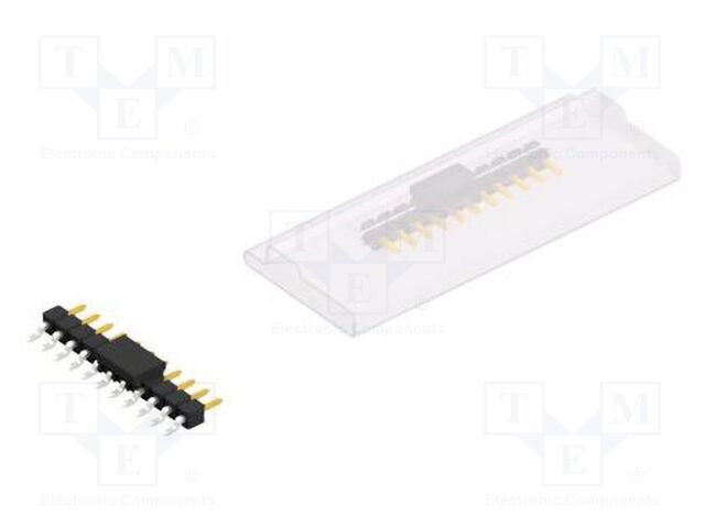 Connector: pin strips; pin header; male; PIN: 11; 2.54mm; SMT; 1x11