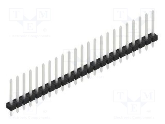 Connector: pin strips; pin header; male; PIN: 23; 2.54mm; THT; 1x23