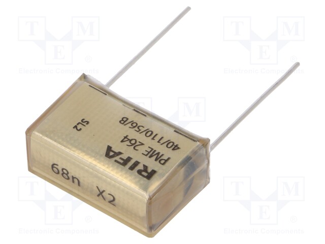 Capacitor: paper; X2; 68nF; 660VAC; 25.4mm; ±20%; THT; Series: PME264