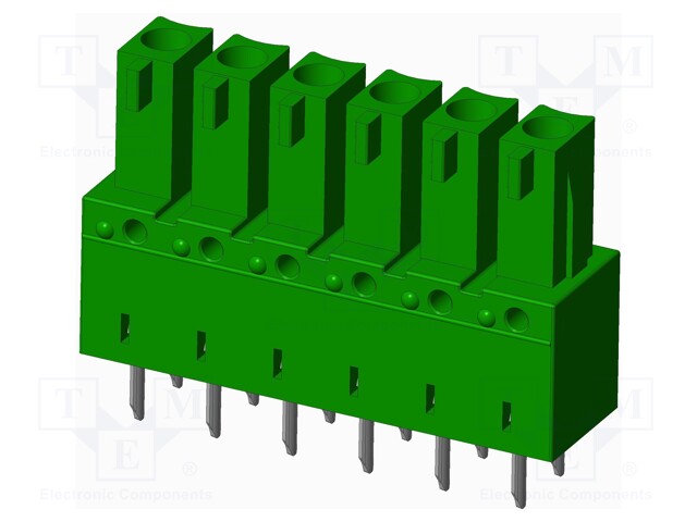 Connector: pluggable terminal block; socket; female; straight