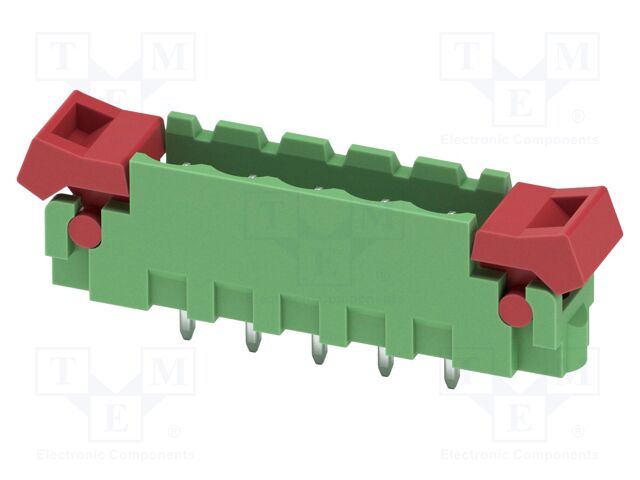 PCB headers, nominal cross section: 2.5 mm?, color: green, n