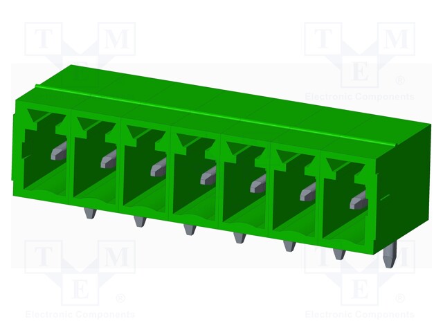 Connector: pluggable terminal block; socket; male; angled 90°