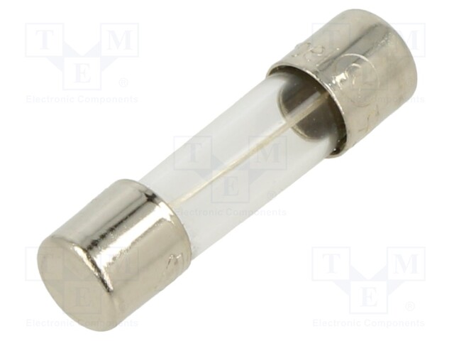 Fuse: fuse; time-lag; 100mA; 250VAC; cylindrical,glass; 5x20mm