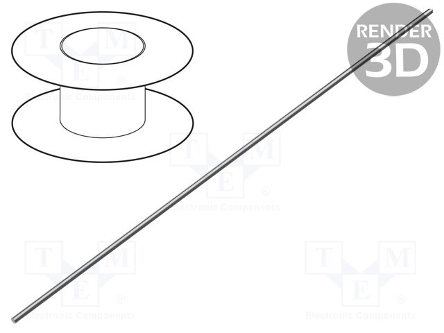 Wire; Lead Wire; 30AWG; wire; Cu; 305m; 1000ft; 1x30AWG; bus bar