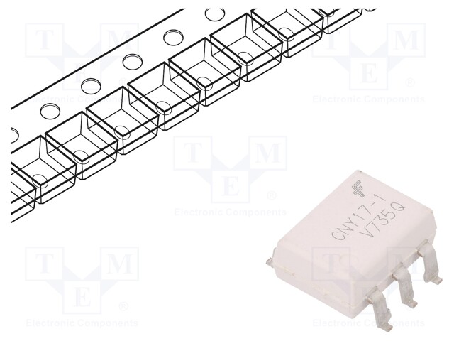 Optocoupler; SMD; Channels: 1; Out: transistor; Uinsul: 4.17kV