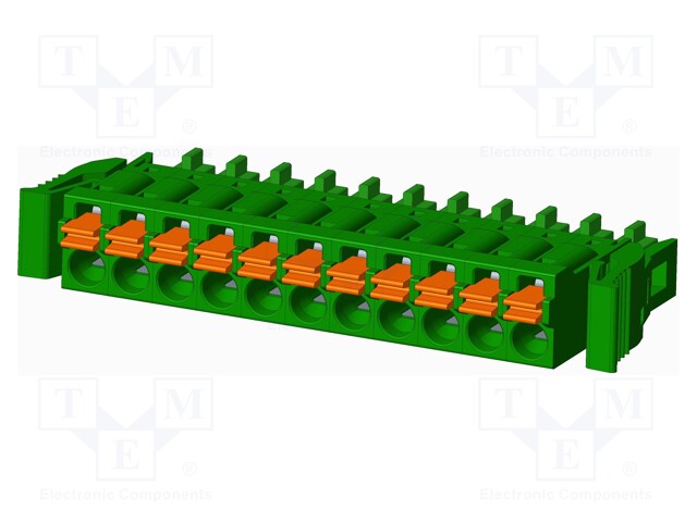 Connector: pluggable terminal block; plug; female; straight; 5.5A
