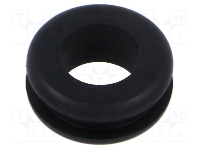 Grommet; black; UL94HB; TPR