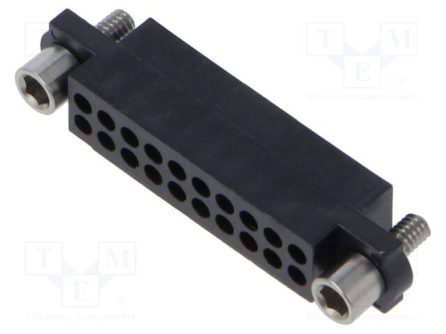 Connector Housing, Datamate J-Tek M80 Series, Receptacle, 20 Ways, 2 mm