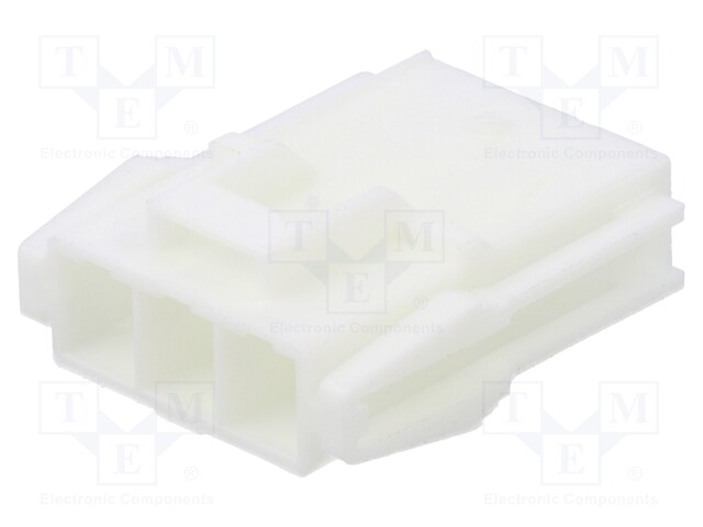 Plug; wire-wire; male; PIN: 3; w/o contacts; for cable; 6.2mm; 600V