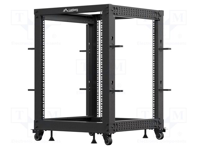15U; Enclosure: rack cabinet; Standard: 19"; Colour: black; Y: 844mm