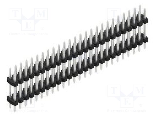 Connector: pin strips; pin header; male; PIN: 50; 2mm; THT; 2x25