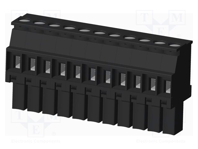 Connector: pluggable terminal block; plug; female; angled 90°
