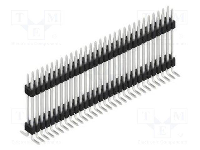 Connector: pin strips; pin header; male; PIN: 60; 1.27mm; SMT; 2x30