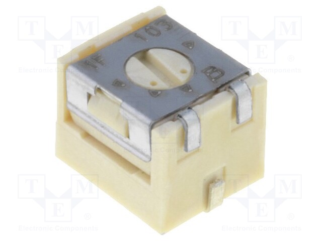 Potentiometer: mounting; single turn,vertical; 200kΩ; 250mW; SMD