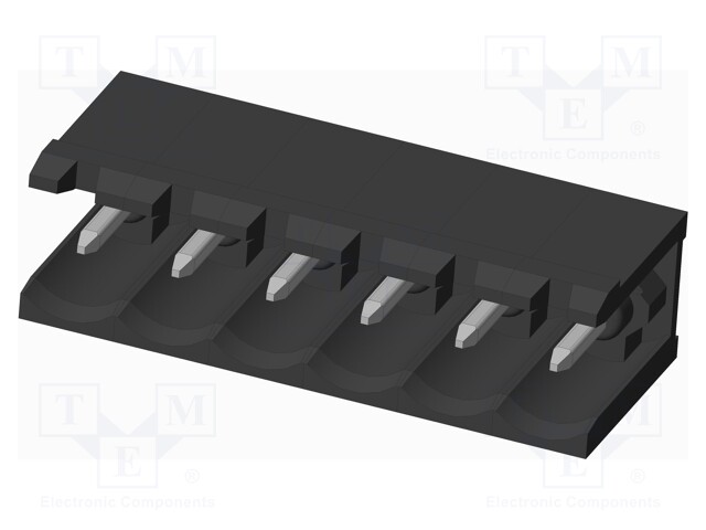 Connector: pluggable terminal block; socket; male; on PCBs