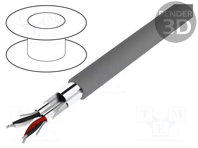 Wire; CSA CMG FT4,UL AWM 2493,UL CM,UL CMG,VW-1; 2x2x20AWG