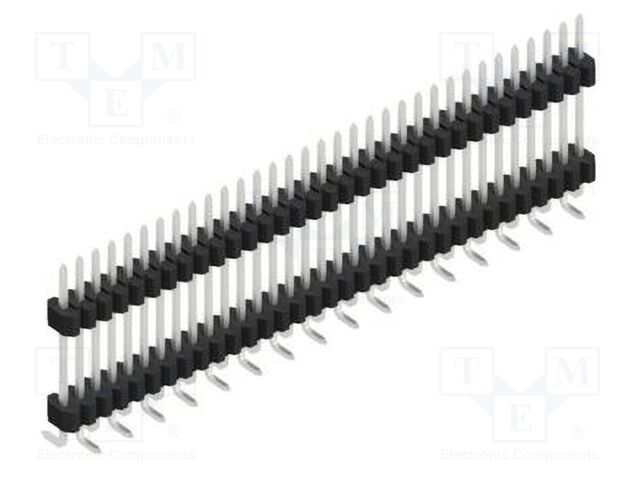 Connector: pin strips; pin header; male; PIN: 33; 1.27mm; SMT; 1x33