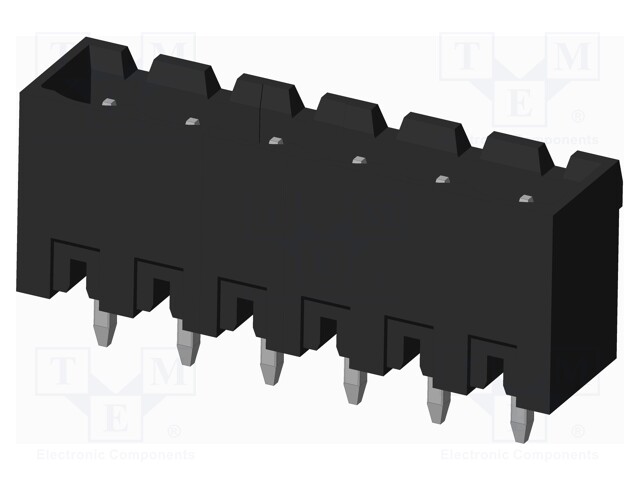 Connector: pluggable terminal block; socket; male; on PCBs