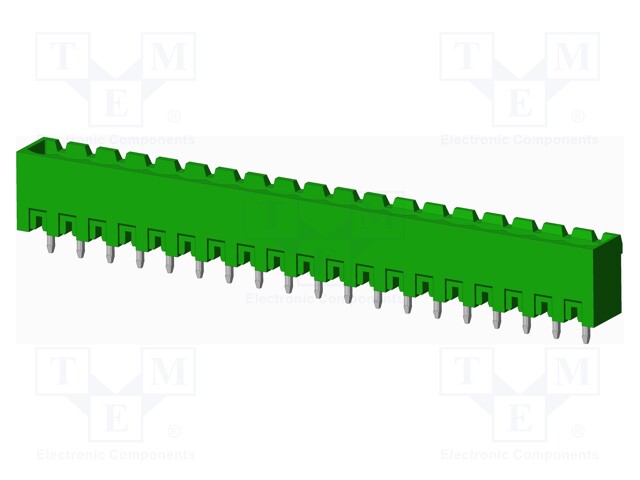 Connector: pluggable terminal block; socket; male; straight; THT
