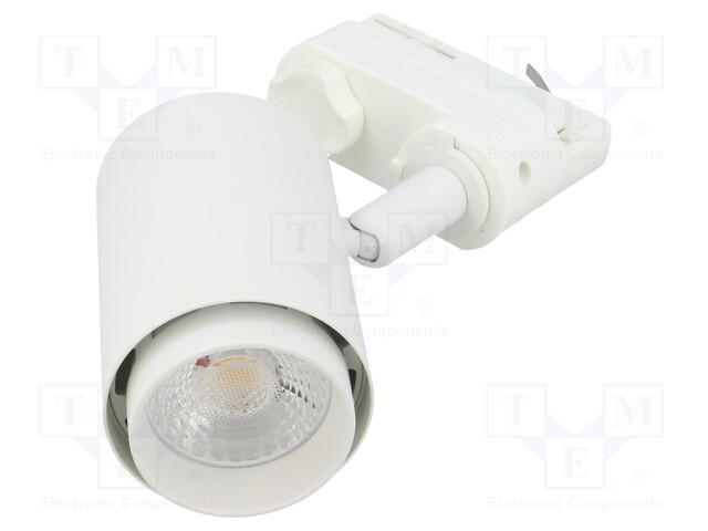 Lamp: LED lighting fixture; 3000(typ)K; IP44; Body: white; Ø: 60mm