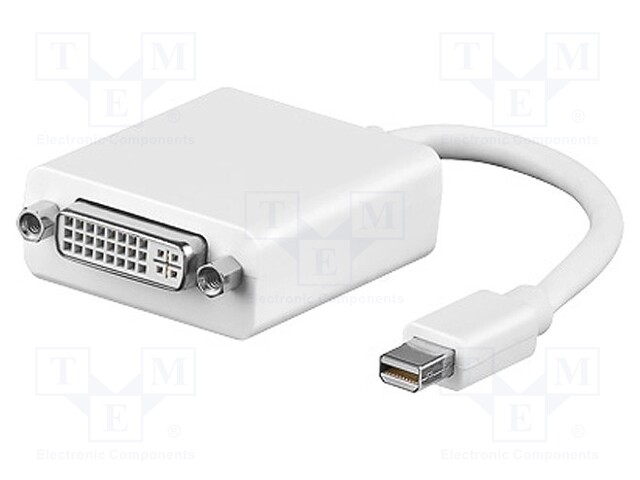 Adapter; mini DisplayPort plug,DVI-D (18+1) socket