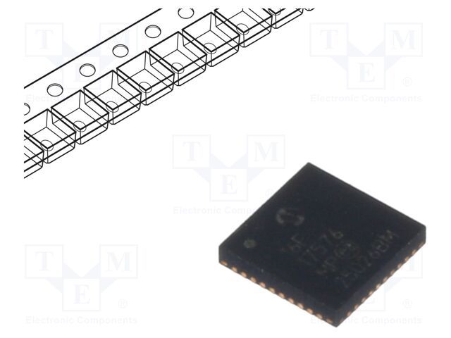 IC: PIC microcontroller; 28kB; 32MHz; 1.8÷5.5VDC; SMD; QFN40; PIC16