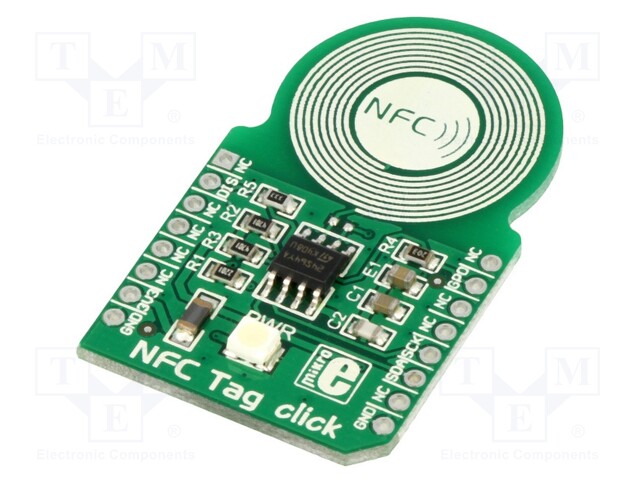 Click board; RFID; I2C; M24SR64; mikroBUS connector; 3.3VDC
