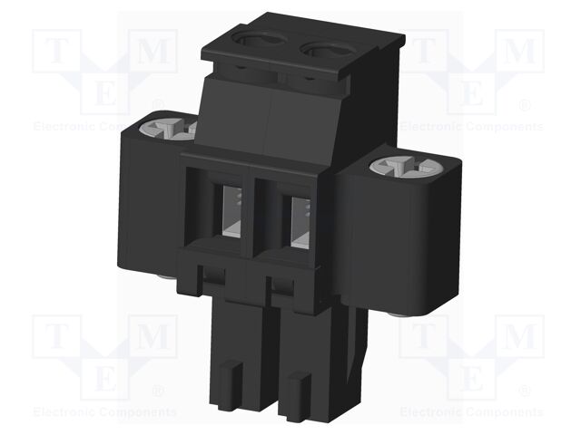 Connector: pluggable terminal block; plug; female; angled 90°