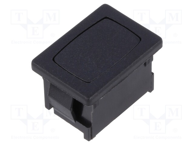 Switch accessories: plug; Body: black; Shape: rectangular; Mat: PA