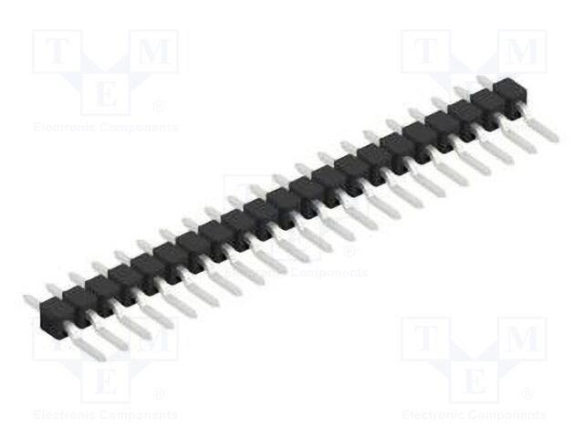 Connector: pin strips; pin header; male; PIN: 21; 2.54mm; SMT; 1x21