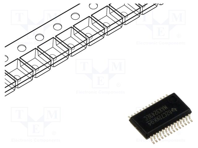 IC: interface; receiver,line driver; RS232; 500kbps; SSOP28