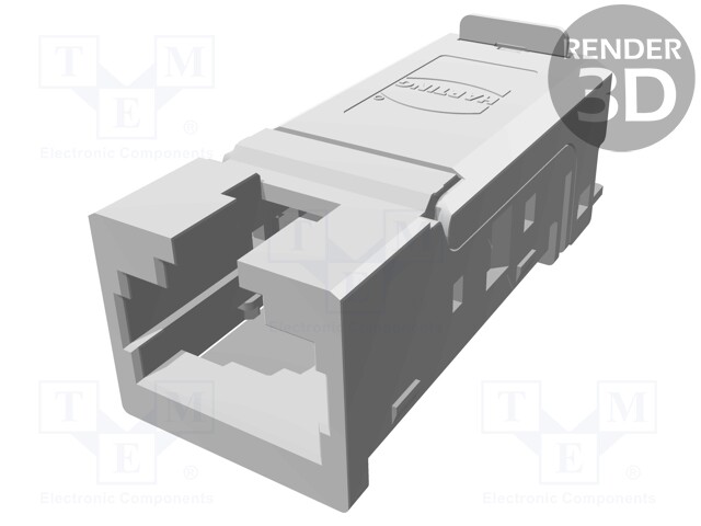 Plug; RJ45; PIN: 8; Cat: 6; shielded; Layout: 8p8c; Øcable: 4.5÷9mm